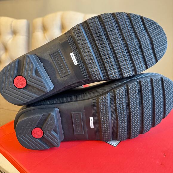 HUNTER Women's Original Chelsea Boots Size 10 Pull On Waterproof Rain Black EXC - Picture 4 of 14